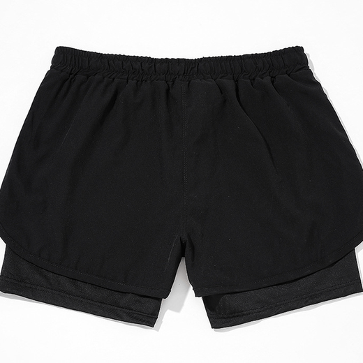 MPPMCK swimming trunks men's anti-embarrassing loose quick-drying new swimsuit swimming hot spring men's large size beach double-layer shorts equipment men's swimming trunks double-layer XL recommended 100-140Jin Jin equals 0.5 kg