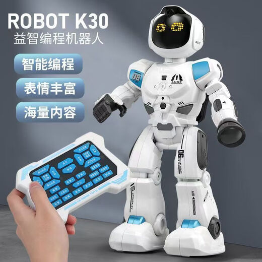 其他家K30智能早教编程机器人唱歌跳舞感应互动生日新年礼物男孩女孩 K30智能早教编程机器人唱歌跳舞感应互动生日新年礼