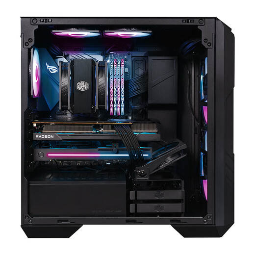 Cooler Master HAF500 white/black EATX mid-tower computer case 2x20ARGB fan/graphics card fan/dual 360 water cooling position/Type-C3.2/5090 HAF500 black