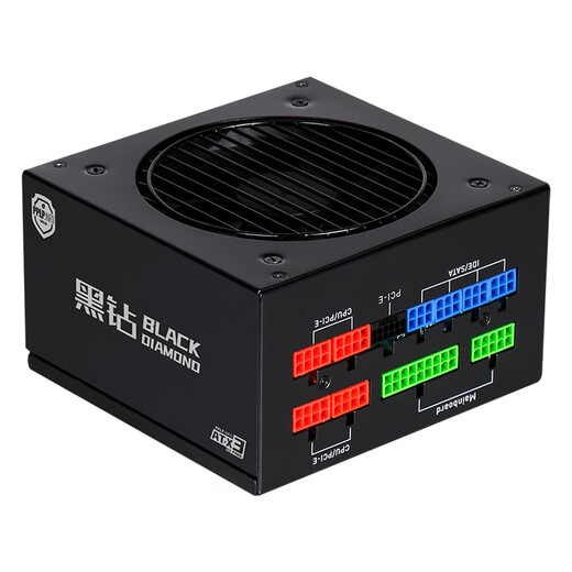 SAMA Black Diamond 1000W V4 Gold Medal ATX3 Computer Power Supply PPLP Gold Medal/12V-2 6/Japanese Large Capacitor/One-button Start/Stop/14CM Short Body/Embossed Cable/5090