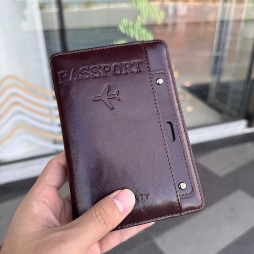 
Nanbowan [Travel Goods] ID storage bag Passport integrated card bag Travel portable air ticket clip wallet bag Anti-theft brushing Shenka [Multi-function storage bag]