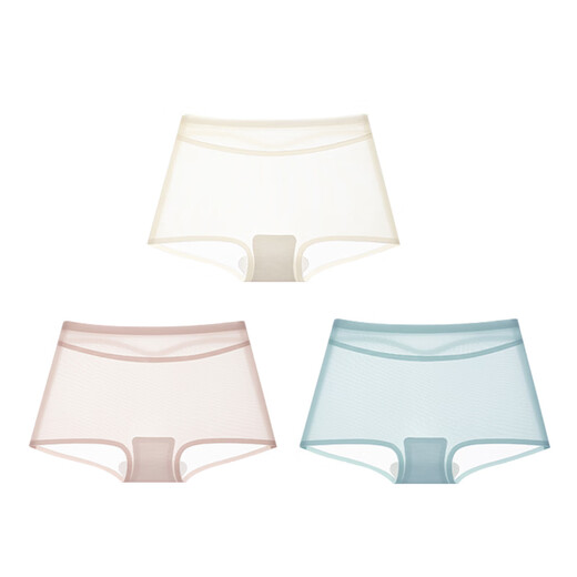 Cat man packs hips without butt clips for women boxer underwear for women with high elastic ice silk without marks antibacterial crotch fitness yoga 3 L