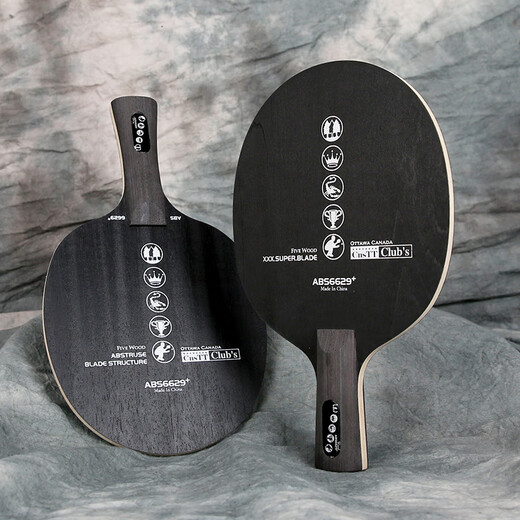 CNSTT Kestin Table Tennis Racket Base Base Plate d'entrée de gamme Warrior 6629 Facile à contrôler Good Horizontal Straight Board Handle Straight Board