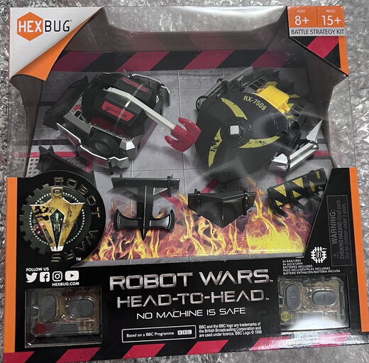 赫宝（HEXBUG）赫宝博茨大战智能遥控双人对战格斗机器人子游戏电动儿童玩具 全新单只拆包铁匠