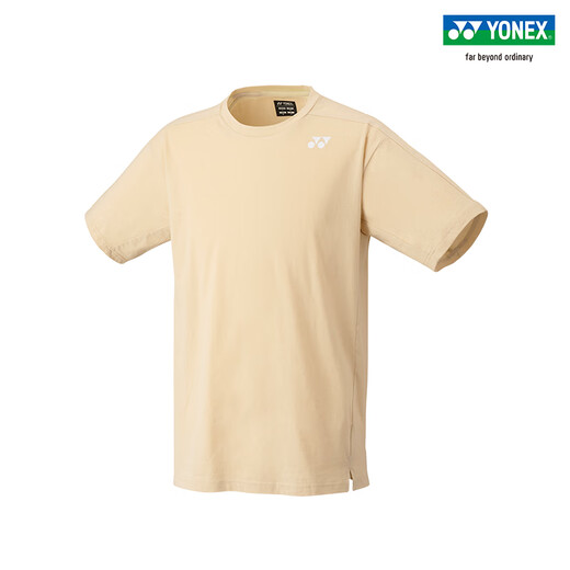 YONEX/尤尼克斯 25SS大赛系列 16784EX 亲肤透气户外运动T恤男女同款 黑色 XL