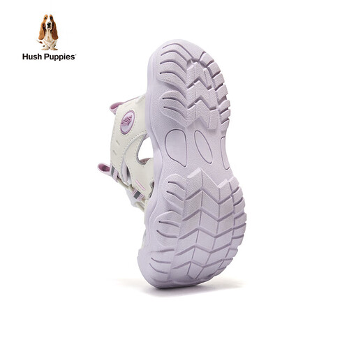 Hush Puppies Children's Shoes Boys Sandals 2025 Summer New Style Children's Girls Middle-Large Children's Breathable Casual Outdoor Baotou Frame Shoes HP5706022 Purple 29