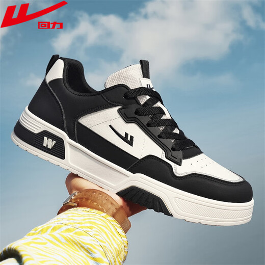 
Huili men's shoes new style board shoes men's small white shoes soft sole height-enhancing sports and casual shoes men 4877Z rice black 40