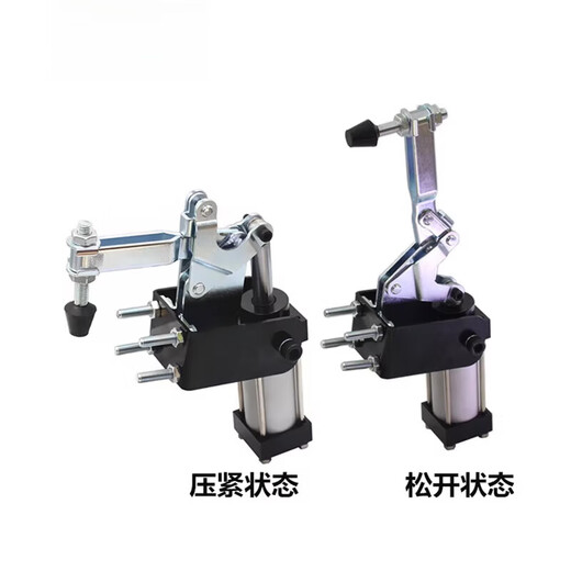 仰冠气缸夹紧器 气动夹快速夹钳GH 10101A 12050A 12130A 12265A MC04-4LA