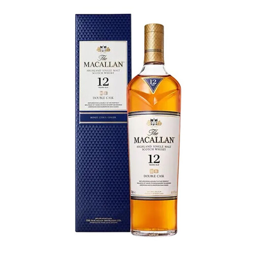 
MACALLAN 12-year blue diamond double barrel single malt whiskey 700ml naked bottle imported wine