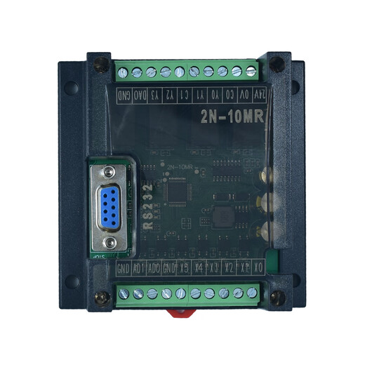 LISMPlc industrial control board controller fx2n-10/14/20/24/32/mr/mt serial port programmable with shell FX2N-24MR None