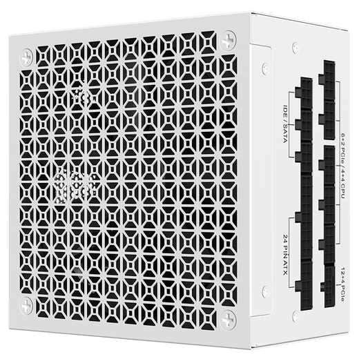 GreatWall Dragon Power Gold Medal Full Mode Desktop Computer Power Supply Platinum Dragon 1250W White ATX3.1