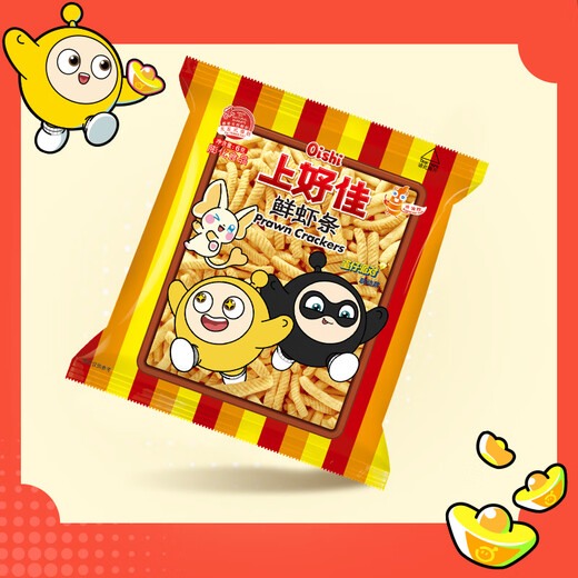 上好佳（Oishi）鲜虾条 膨化零食大礼包 6g*20袋