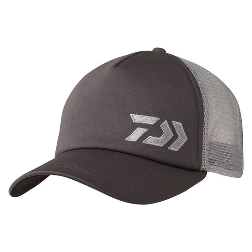 DAIWA 25 Spring/Summer DC-6424 Casual Peaked Hat Sun Shade Breathable Fishing Cap Outdoor Plus Size Sports Baseball Cap Black One Size