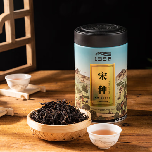 Tianchi 1392 Tee Single-Cluster berühmte Tee-Song-Gardenia-Duft Phoenix Single-Cluster-Tee Special Grade 100g Dosen berühmte Kiefernlied-Garden 1 Dosen