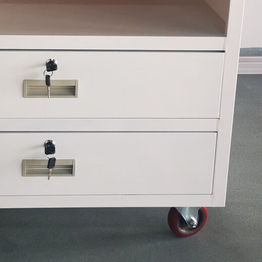 Jingxinda CNC machining center CNC tool car BT30Bt40 tool handle car BT50 tool frame with locking tool cabinet white double drawer BT40 can hold 27 tool handles