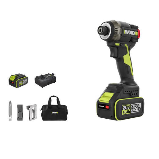 Wu298d Hydraulikfahrer Aufprall Elektrikschraubendreher bürstenloser 20 -V -Lithiumbohrer großer Drehmoment Elektrischer Batch -Treiber Hammer 298d 3886.0 Double Electric Fast Ladung