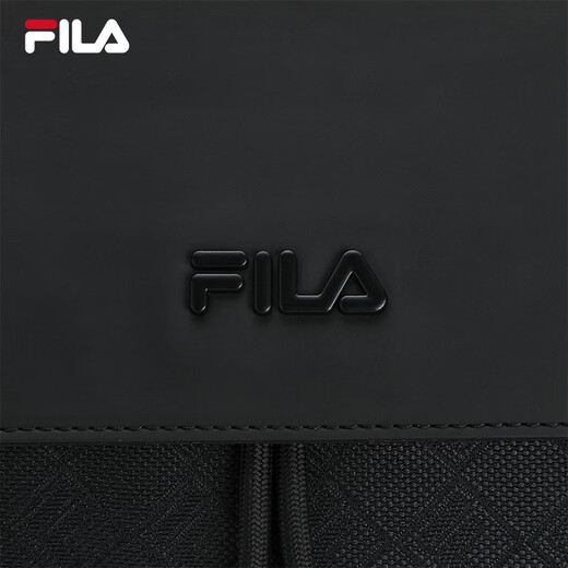 Fila Fila Men's rackpack 2025 Осень Новый ретро-модный флип-рюкзак для компьютерной сумки рюкзак школьная сумка Black рядом с Black-bk xs