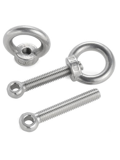 
XMSJ Jingong stainless steel industrial product live bolt lifting ring nut set M12801 pieces