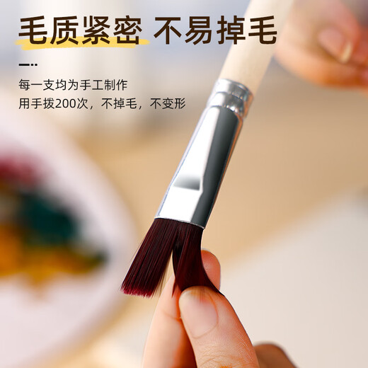 Zhai Xiaoxian Painting Oil Brush rate Acril щетка масляная живопись специальная пигментная ручка щетки набор кисти Art Студент цифровая масляная живопись щетка для акварельной нейлоновой пластины Профессиональная масляная живопись Дети [8 щетинки] 24 Цвета Акрил + 4K Paising Board Profess Profession
