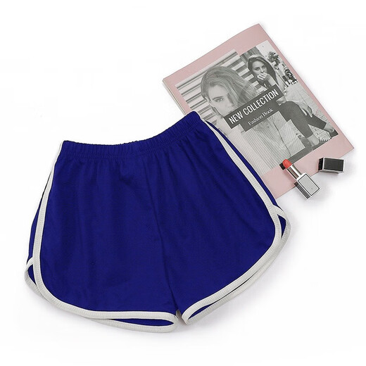 Summer new sports shorts for women, loose casual wide-leg pants, high-waisted quick-drying three-quarter pants, Zhuohe J01 simple pants black S