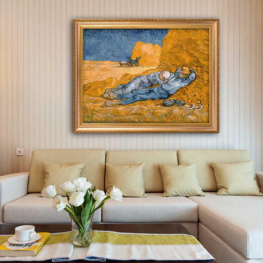 Peintures de renommée mondiale de van Gogh nap copiage de peintures de paysage peintes à la main de van Gogh
