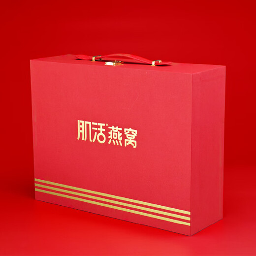 肌活【礼盒】50g*10瓶鲜炖燕窝 孕妇产后长辈营养滋补品即食 无糖款-10瓶礼盒装（一次性发货）