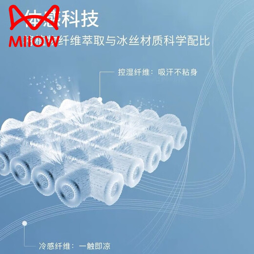 猫人（MiiOW）情侣睡衣夏季冰蚕丝薄款短袖一男一女款夏天薄款真丝绸家居服套装 1517 M 女+男L