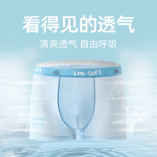 Catman youth underwear male development period junior high school students big boys fat boys modal ice silk boxer briefs summer