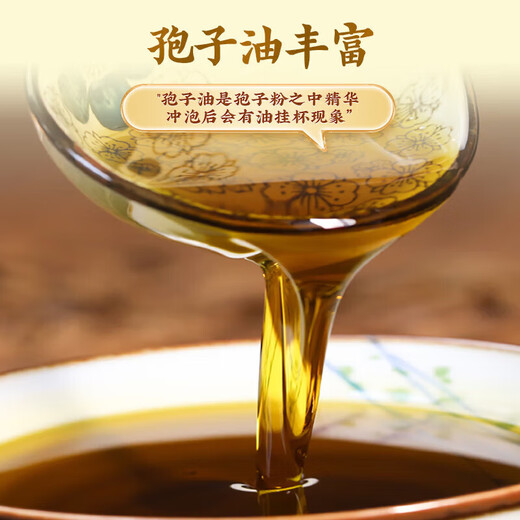 Tong Ren Tang (TRT) gebrochenes Ganoderma-Sporenpulver stärkt die Immunität und nährt als Besuchsgeschenk, 60 g/Geschenkbox, Weihnachtsgeschenk