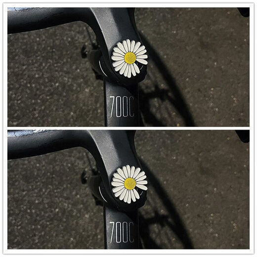 
Yayle bicycle sticker paint printing color change mountain bike road frame personality DIY collage decoration waterproof car sticker small daisy patch 1 piece