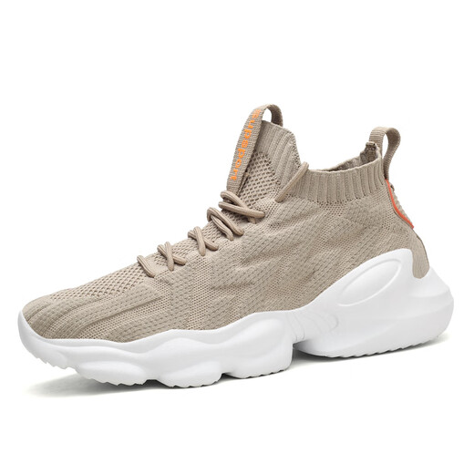 Benny Road Baleno2025 Sommer neu 2025 Neue Herrenschuhe für Frühlingsschüler Vielseitiges Mesh atmungsaktiven trendigen Schuhen für Männer fliegen weicher Sohle AP9909 Black Grey 42