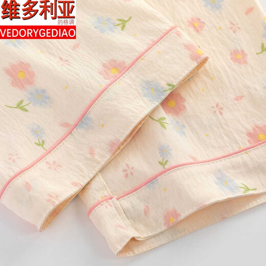 维多利亚的格调棉绸睡裤夏季女款2025新款薄款大码可外穿遛弯裤休闲碎花家居短裤 DK691【升级版优质面料】 M 160() 80-