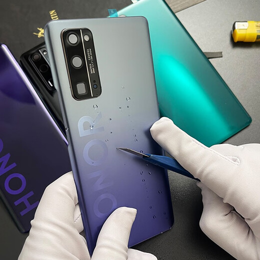 Jingcang Express is suitable for Honor 30 back cover, new original Honor 30S mobile phone back cover, original Honor 30P Honor 30Pro titanium silver back cover