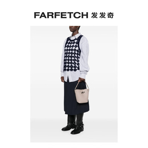 Longchamp Damen Leroseauxs Blattschaufelbeutel Farfetch Neutralfarbe Uniform Code