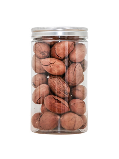 
Food grade sealed can pet plastic bottle with aluminum silver cover thickened round transparent wide mouth commercial packaging barrel 5.5*8.5cm 16g aluminum silver cover 1098 pieces
