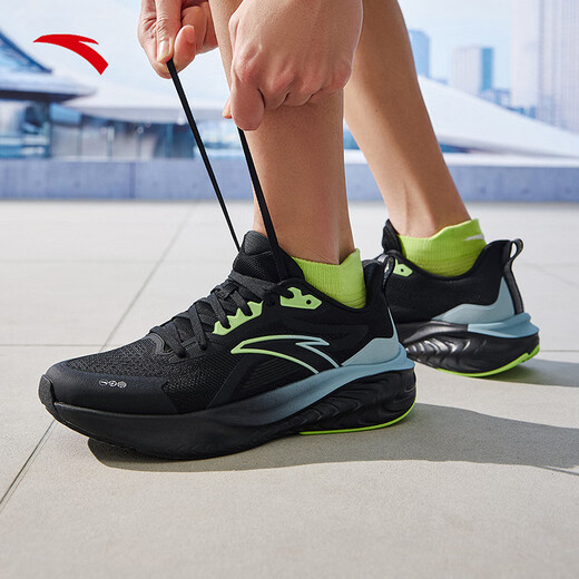 安踏云感C37【张博恒同款】软底回弹跑步鞋缓震运动鞋慢跑男鞋