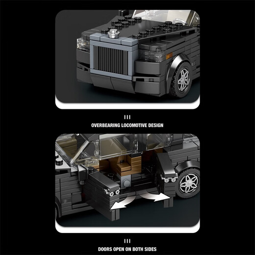 Lego-Bausteine, kompatibel mit Cullinan Sportwagen Montage Spielzeug Le Le Le Le Lee-Gitter-Auto-High Go Car Model Boy Birthday Leiter Feuerkran [829pcs]