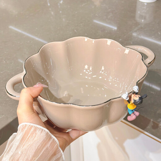 CLCEY轻奢感碗碟套装家用2025新款吃饭碗汤碗碗盘菜盘筷子碗具组合 简约纯色釉盘子8.5寸2个装1278