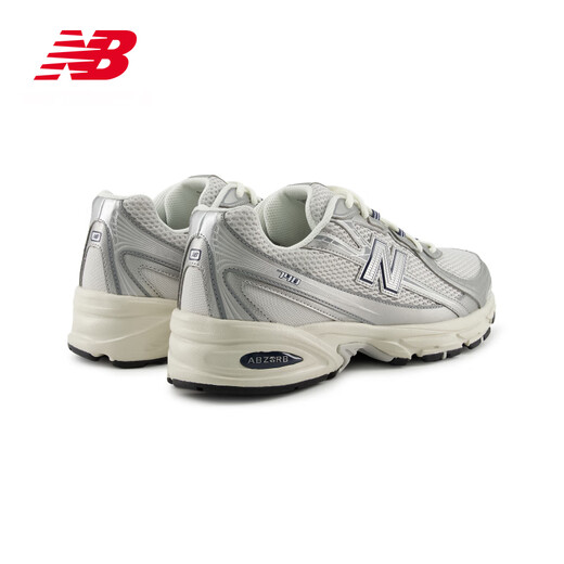 NEW BALANCE NB740官方老爹鞋25新款男鞋女鞋夏季透气复古轻便舒适运动休闲鞋 白色/银色 U740GC2 38 脚长23.5CM(尺码详询客服)