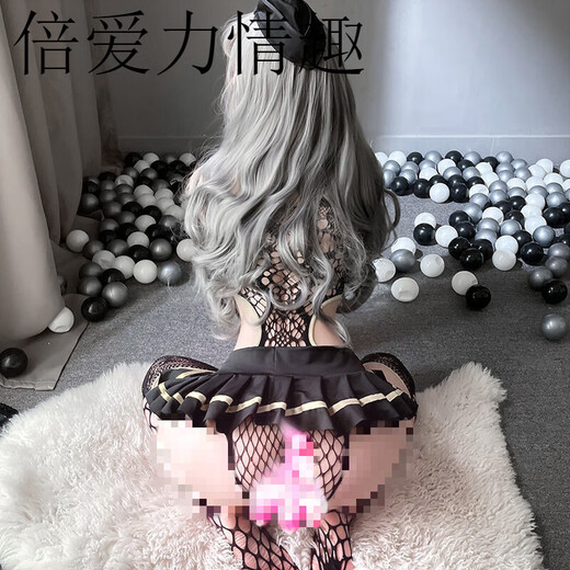 Sexy jkSM thong women's hollow skirt mesh pleated skirt large size one size fits all size 80 one size fits all size 80130 Jin Jin equals 0.5 kg hollow uniform 6-piece set