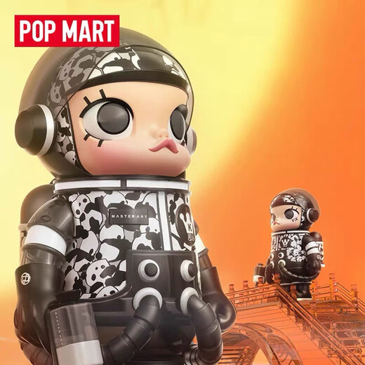 泡泡玛特POPMART SPACE MOLLY1000% MEGA珍藏系列 70cm大体潮玩落地摆件 美林的礼物1000%（70cm）