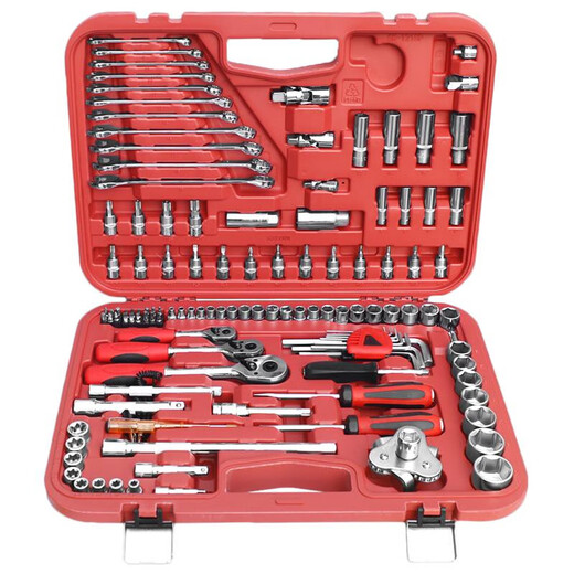 Stanley STANLEY United States imported technical tools 121 pieces auto repair tool set multifunctional sleeve ratchet wrench 12137