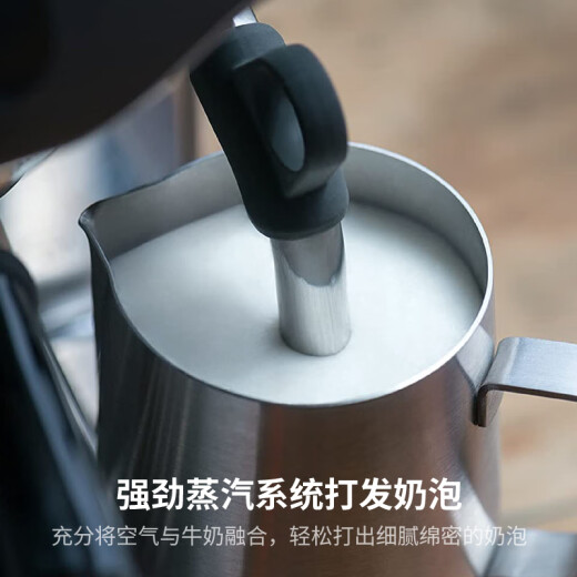 Breville Bes878 Máquina de café semiautomático, hogar italiano, rectificado preciso, contenedor de frijoles desmontable, control de temperatura inteligente, espuma de leche de molienda integrada, plata forjada