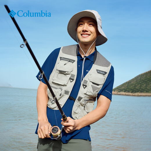 Columbia Outdoor 25 Autumn and Winter Men's Fishing Series Water-Repellent Dry Sports Vest FM4617 160 Loose Fit S (170/92A)