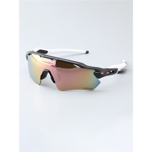 Oakley Radar EV Path Radar Mountain Cycling Laufsportbrille Outdoor Sonnenbrille 9208 74 transparent schwarzer Rahmen