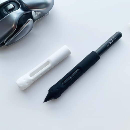 Wacom原装数位板握笔器CTL472/672/4100/6100/690手绘板压感防滑笔套 CTL472/672黑色笔套 0x0cm