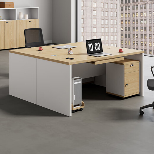 Kejiang office desk and chair combination writing desktop computer table small desk 1.2 meters (single table) - E0 grade environmental protection board