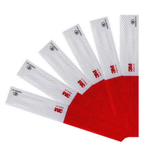 
3M body reflective strips National standard 983D prism truck reflective tape logo Warning vehicle sticker whole roll 45.7 meters National standard 983D 30 pieces 9.14 meters