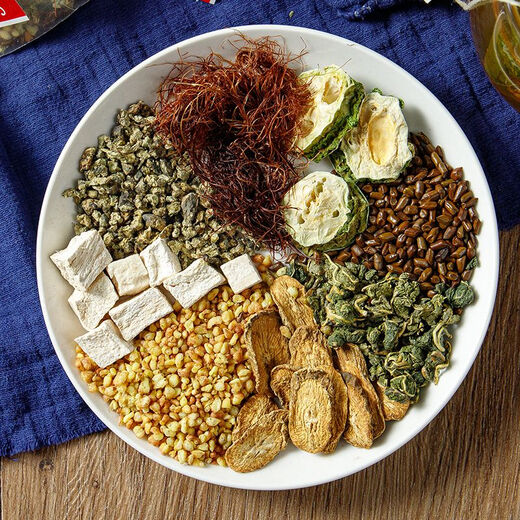 
Cornshade mulberry leaf tea green money willow burdock root combination health tea dandelion bitter buckwheat kudzu root combination herbal tea bag high-quality triangle bag cornshade mulberry leaf tea 10 packs