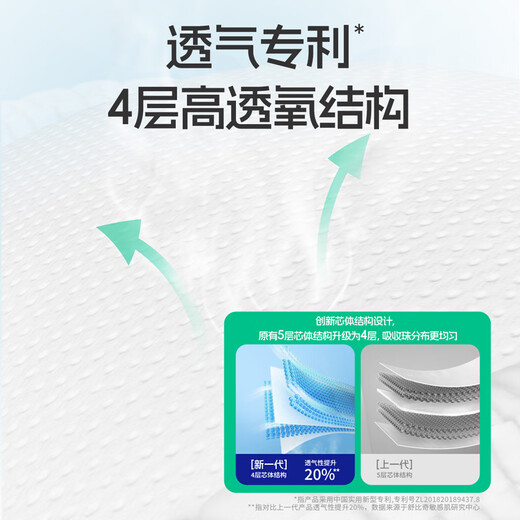 舒比奇（Suitsky）透气薄氧护敏感肌纸尿裤婴儿薄款日抛装透气柔软宝宝尿不湿新生儿 拉拉裤XL码8片